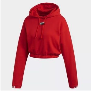 Adidas Crop Top Hoodie